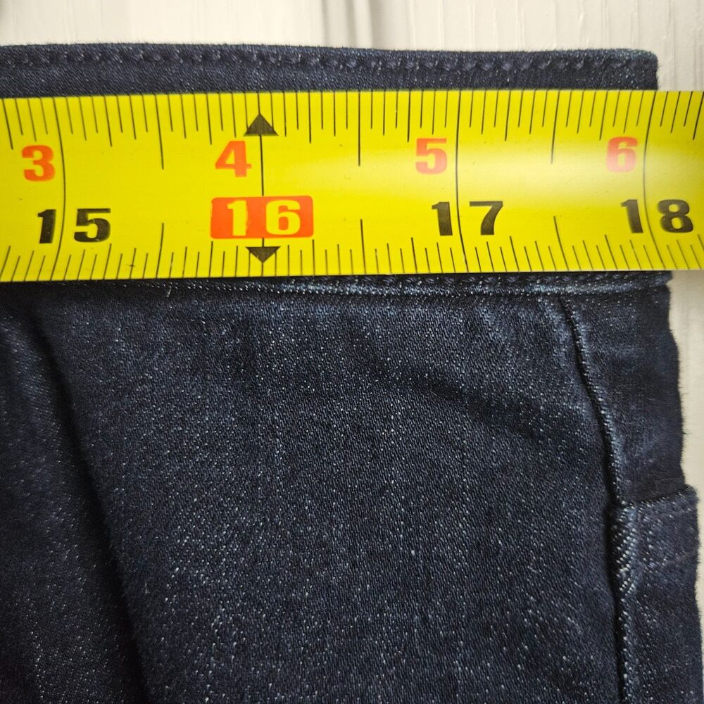 New Universal Standard Flare Sava High Rise Indigo Sz 16 Tall 33" Inseam - Picture 7 of 10
